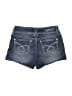 Hydraulic Solid Blue Denim Shorts Size 7 - 8 - photo 2