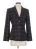 Tahari by ASL Plaid Gray Blazer Size 4 - photo 1