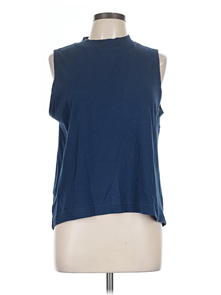 Pre-owned Pact Sleeveless T-shirt In Blue