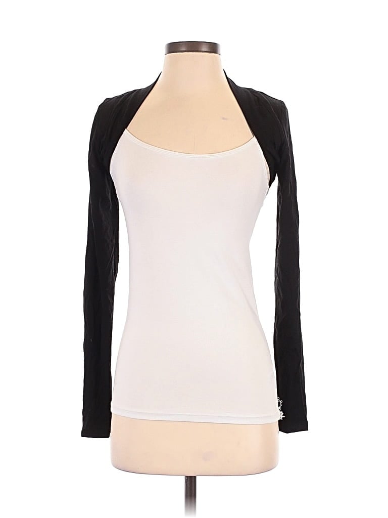 Pre-owned Marcella Cardigan Sweater In White