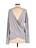 Zobha Gray Long Sleeve Top Size S - photo 2