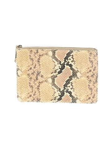 Madewell The Leather Pouch Clutch: Snake Embossed Edition (view 1)