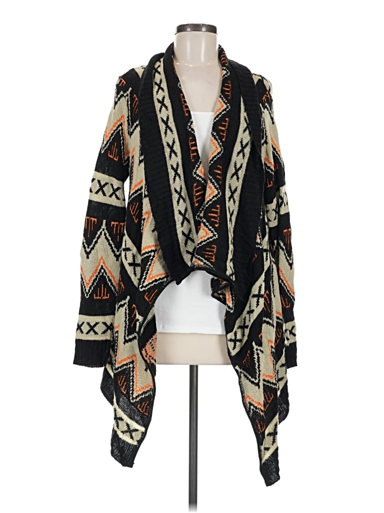 Pre-owned Papaya Cardigan Sweater In Black