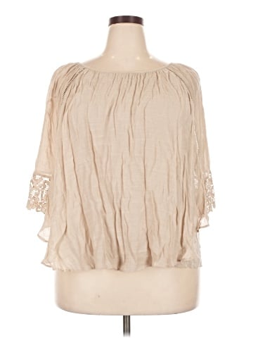 AB Studio 3/4 Sleeve Blouse (view 1)