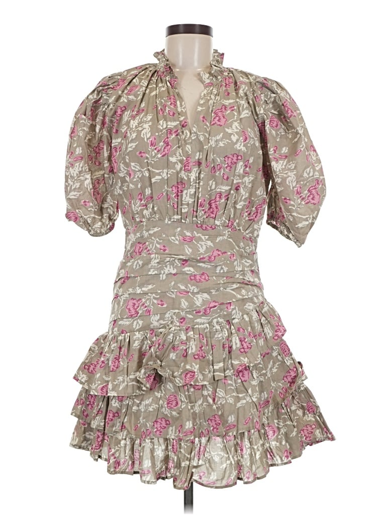Pre-owned Anna Cate Cocktail Dress In Tan