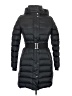 Burberry 100% Polyester Black Coat Size 14 - photo 1