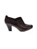 Clarks 100% Leather Brown Burgundy Heels Size 12 - photo 1