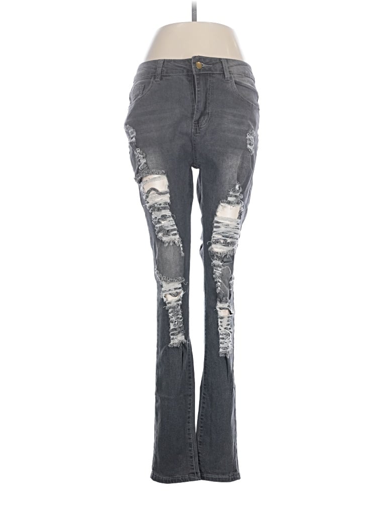 Pre-owned Shein Jeans In Gray