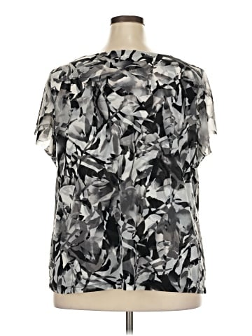 212 Collection Short Sleeve Blouse (view 2)