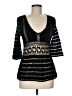 Temperley LONDON 100% Cotton Black Pullover Sweater Size 8 - photo 1