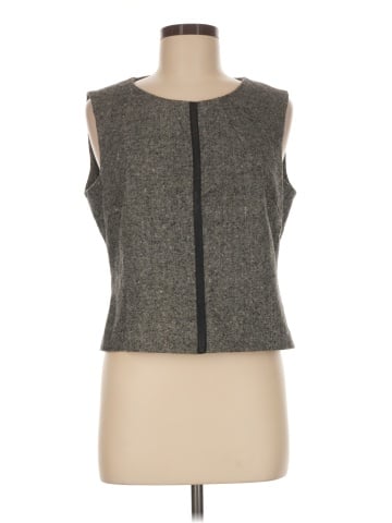 British Khaki Sleeveless Top (view 1)
