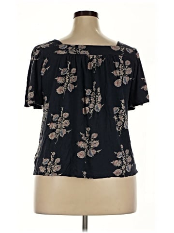 Lucky Brand Short Sleeve Blouse (view 2)