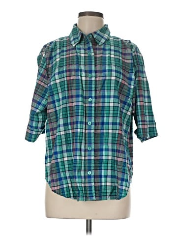 BonWorth 3/4 Sleeve Button-Down Shirt (view 1)