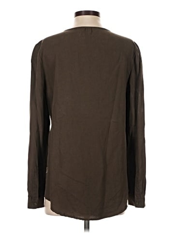 Pure Navy Long Sleeve Blouse (view 2)