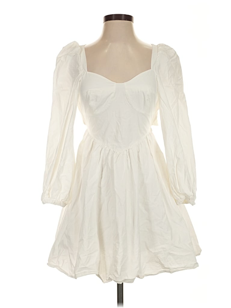Pre-owned The Drop Casual Dress In Ivory