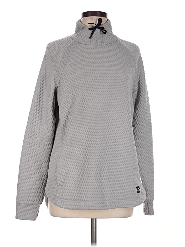 Pre-owned L.l.bean Turtleneck Sweater In Gray
