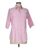 Gretchen Scott Designs Stripes Pink 3/4 Sleeve Blouse Size M - photo 1
