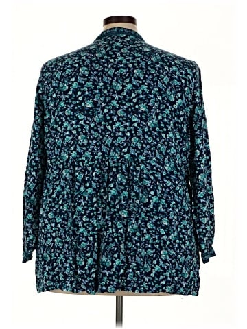 Woman Within Long Sleeve Blouse (view 2)