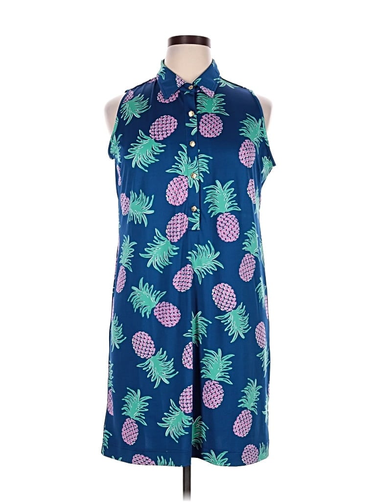 Pre-owned Escapada Casual Dress In Blue