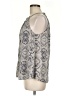 Hem & Thread Silver Sleeveless Blouse Size M - photo 5