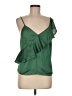 Lovers + Friends 100% Polyester Green Sleeveless Blouse Size M - photo 1