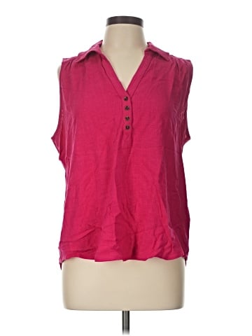 Maurices Sleeveless Button-Down Shirt (view 1)