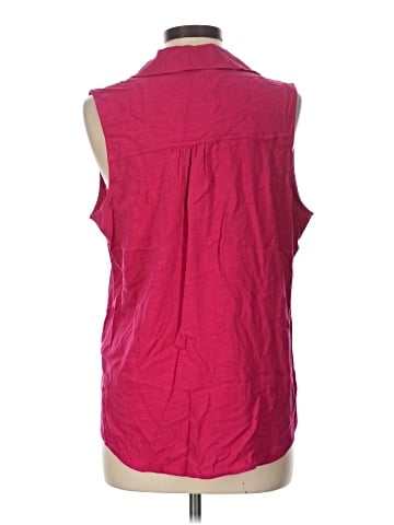 Maurices Sleeveless Button-Down Shirt (view 2)
