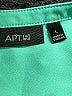 Apt. 9 100% Polyester Teal Short Sleeve Blouse Size L - photo 7