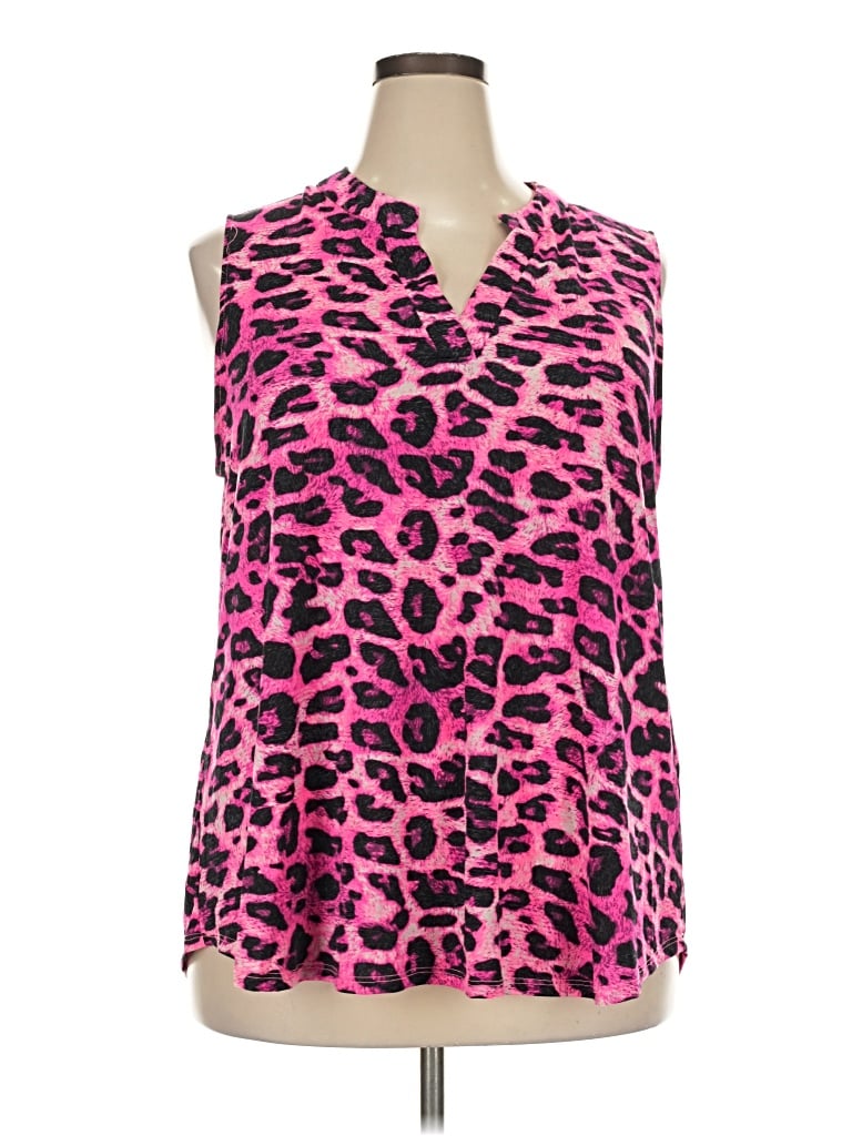 Pre-owned Dear Scarlett Sleeveless Blouse In Pink