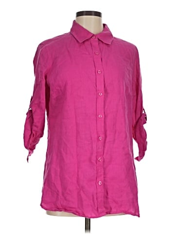 Coldwater Creek 3/4 Sleeve Button-Down Shirt (view 1)
