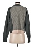Closed Color Block Gray Pullover Sweater Size XS - photo 2