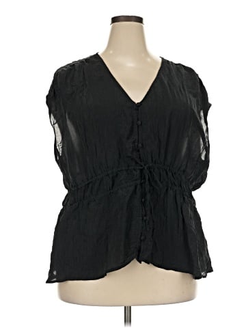 Terra & Sky Short Sleeve Blouse (view 1)