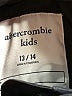Abercrombie 100% Polyester Solid Black Jacket Size 13 - photo 3