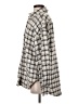 La Miel 100% Polyester Houndstooth Gray Coat Size S - photo 5