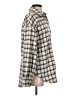 La Miel 100% Polyester Houndstooth Gray Coat Size S - photo 4