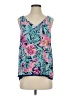 Lilly Pulitzer 100% Polyester Blue Sleeveless Blouse Size S - photo 1