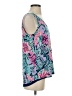 Lilly Pulitzer 100% Polyester Blue Sleeveless Blouse Size S - photo 4
