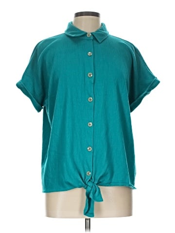 Belle By Kim Gravel Short Sleeve Blouse (view 1)