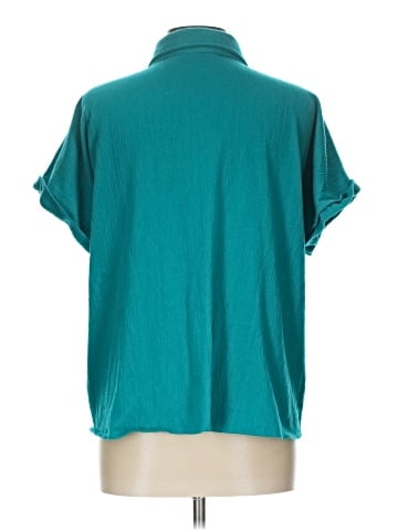 Belle By Kim Gravel Short Sleeve Blouse (view 2)