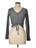 One Step Up Gray Long Sleeve T-Shirt Size L - photo 1