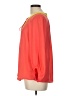 A'reve 100% Polyester Orange 3/4 Sleeve Blouse Size L - photo 5