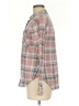 Eden & Olivia 100% Polyester Plaid Brown Long Sleeve Blouse Size M - photo 5