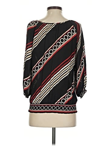 White House Black Market 3/4 Sleeve Silk Top (view 2)