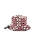 KG Checkered-gingham Black Red Hat One size - photo 1
