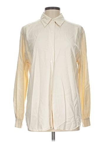 Liz Claiborne Collection Long Sleeve Silk Top (view 1)