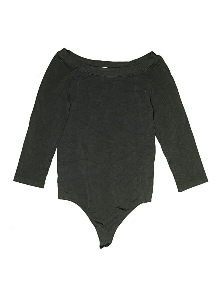 Pre-owned Wolford Bodysuit In Gray