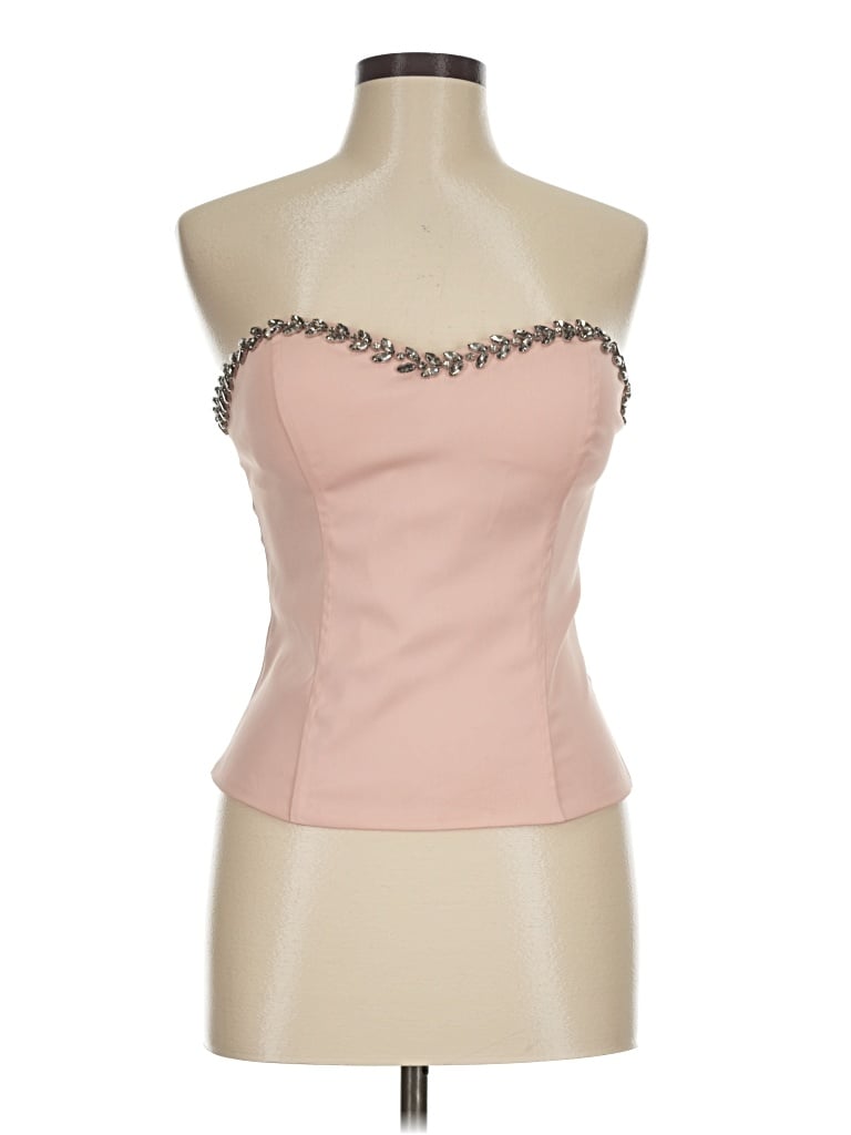 Pre-owned Bebe Sleeveless Blouse In Pink