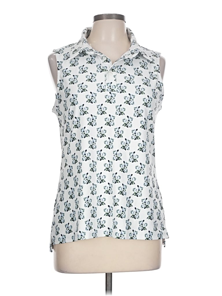 Pre-owned Smith & Quinn Sleeveless Blouse In White