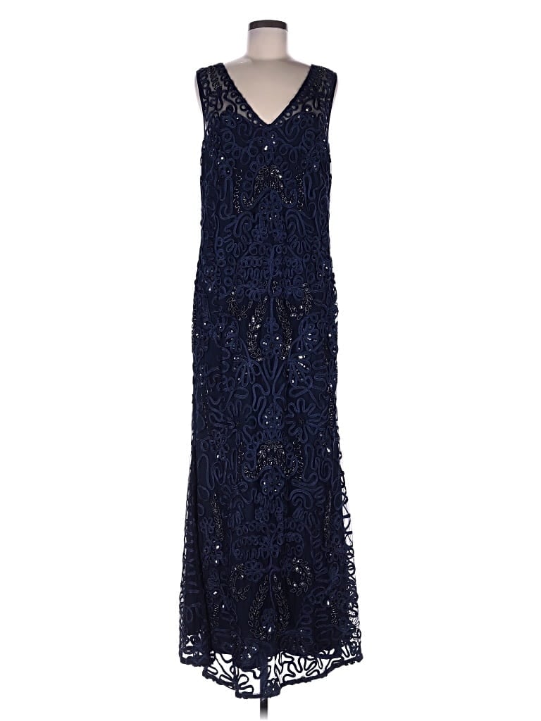 Pre-owned Js Collections Cocktail Dress In Blue