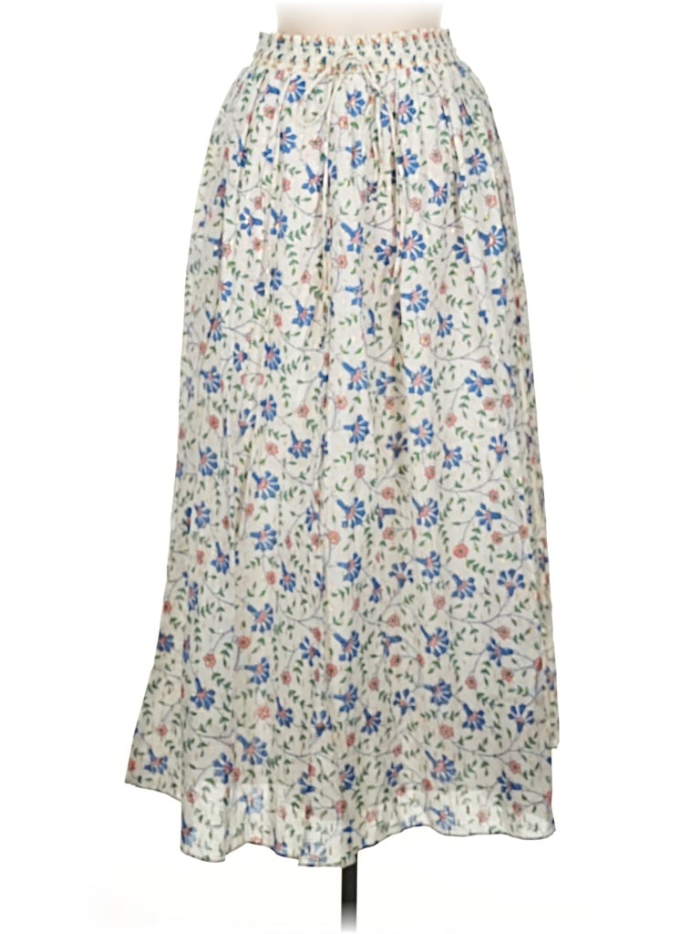 Ash & Eden Casual Skirt In White